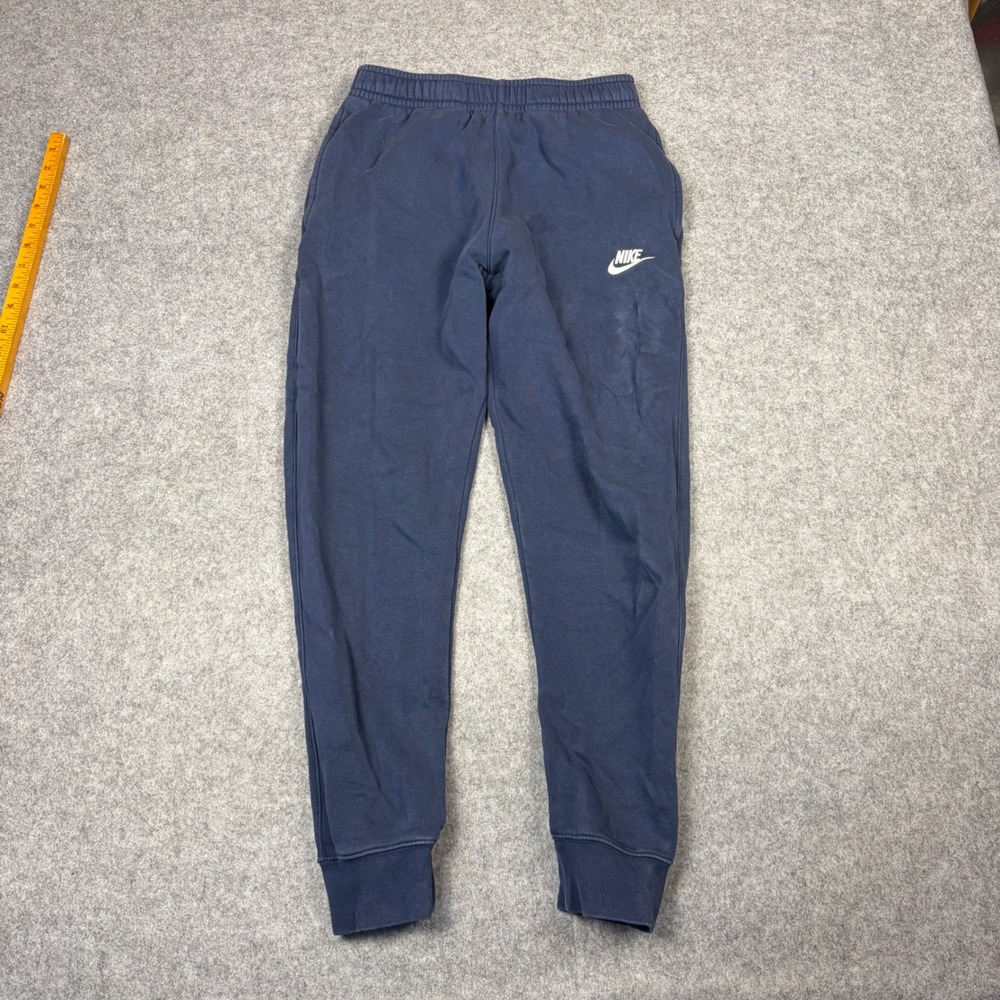 Nike Mens Sportswear Club Fleece Joggers Navy Blue Sweatpants Size Small